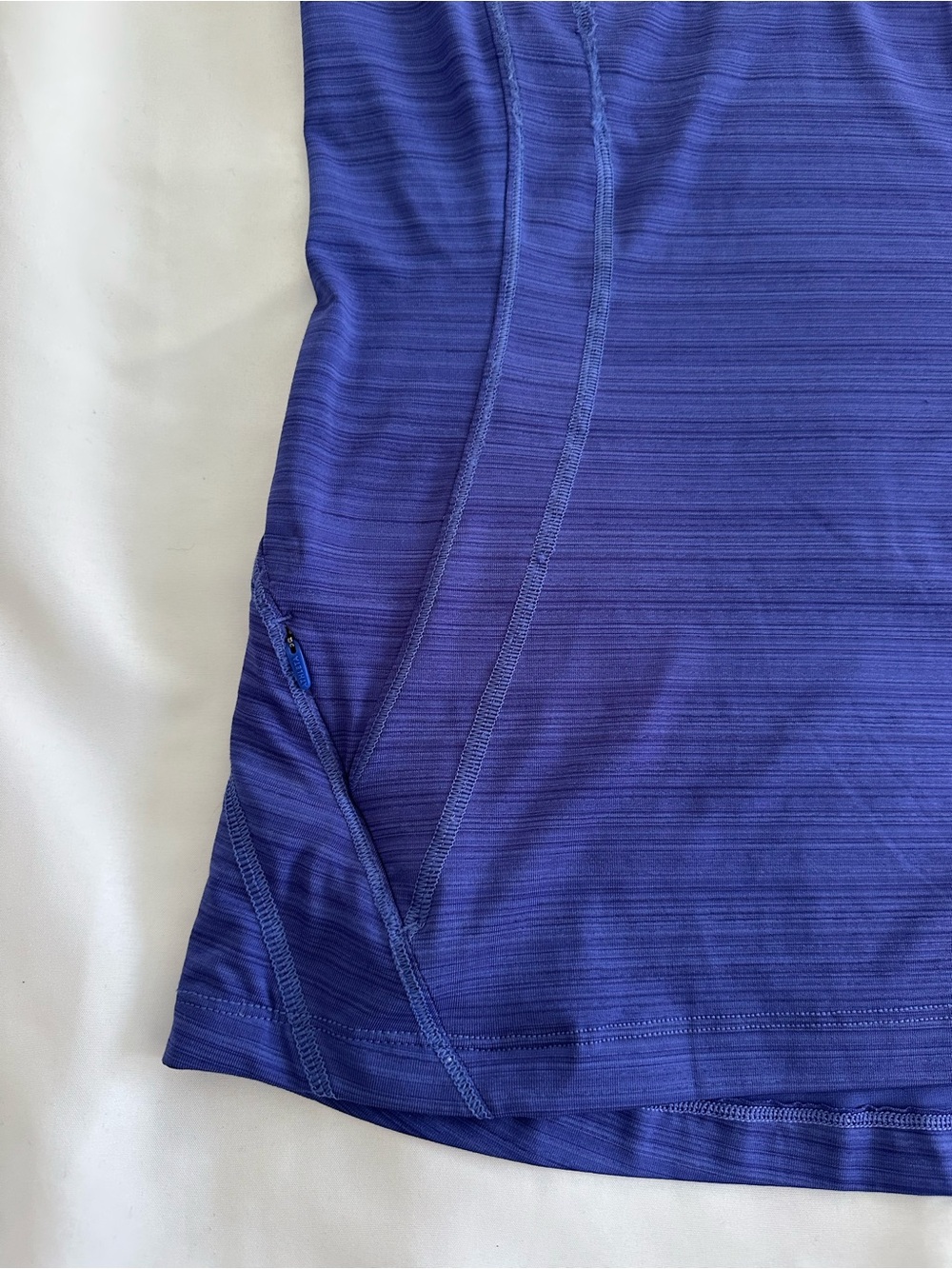 Athleta blue sleeveless golf polo or running tank top - Picture 4 of 7